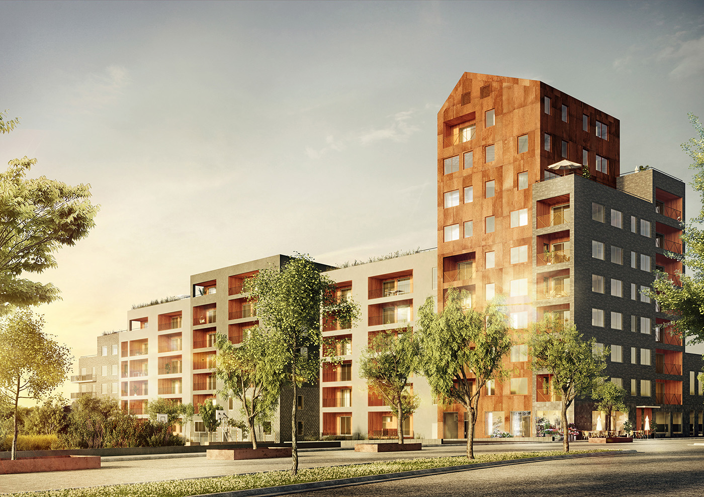 Tobin Äril, bostäder koncept, flerbostadshus